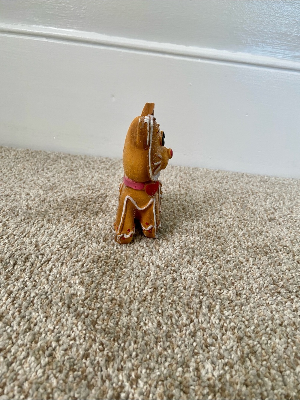 Christmas Gingerbread Cat Cookie Resin Figurine Holiday Tabletop Decor 4.6" - Picture 9 of 13